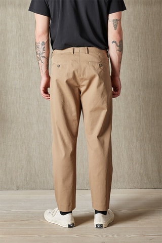 Pantalón de algodón orgánico Bill - Caqui