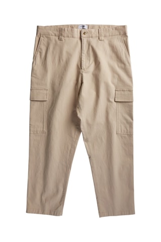 Pantalón cargo de algodón orgánico Armie - Beige