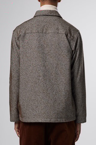 Sovracamicia Frode - Marrone scuro melange