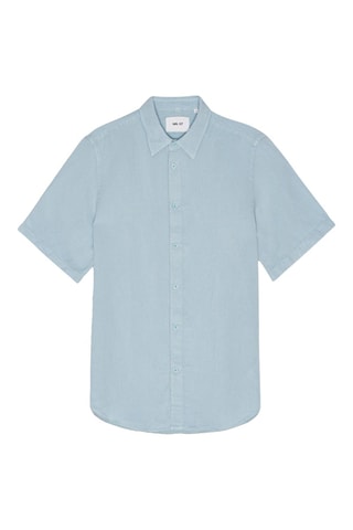 Camicia in lino Arne - Celeste