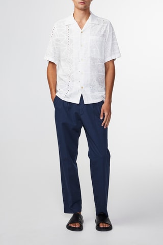 Camicia in sangallo Julio - Bianco