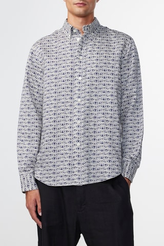 Chemise Colby - Bleu marine et blanc