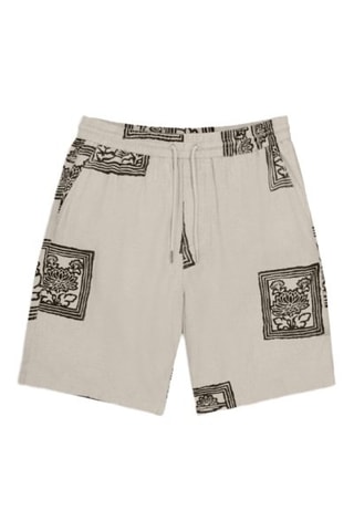 Shorts in lino e cotone bio Jerry - Ecrù