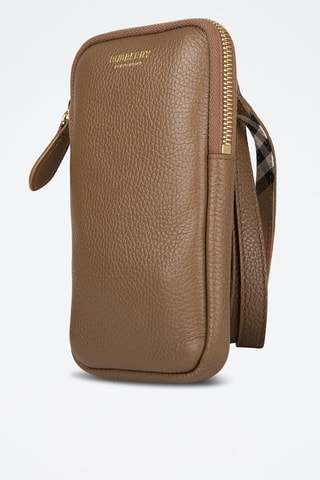 Pochette en cuir Phone Pouch Lgl - Marron
