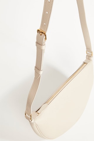 Sac bandoulière en cuir Sting - Blanc