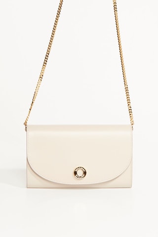 Sac bandoulière en cuir Hannah - Crème