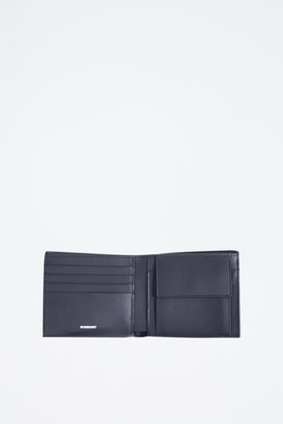 Portefeuille en cuir Bill - Bleu marine