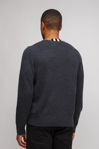 Pull en laine et cachemire Noland Black - Gris