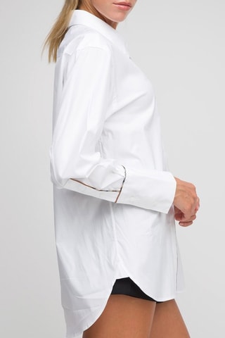 Chemisier Optic - Blanc