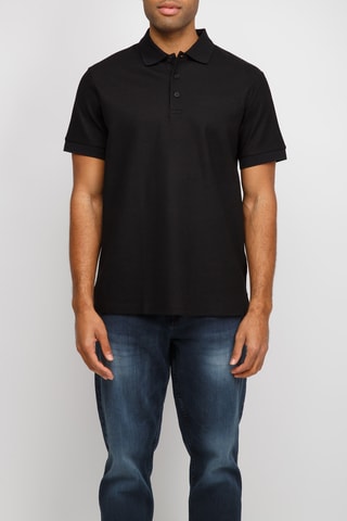 Polo en coton Hartford - Noir