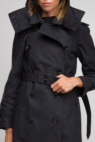 Trench à capuche Amberford - Noir