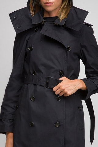 Trench à capuche Amberford - Noir