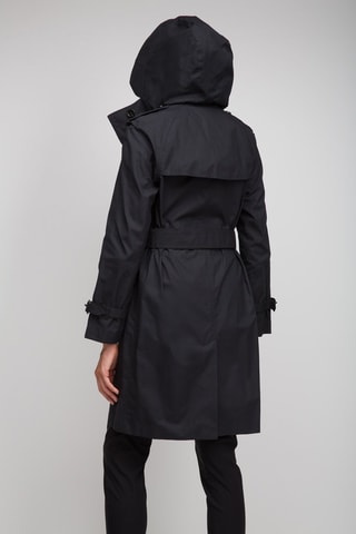 Trench à capuche Amberford - Noir