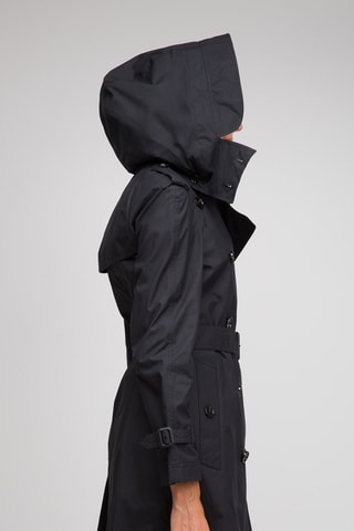 Trench à capuche Amberford - Noir