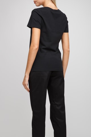 T-shirt en coton Malia - Noir