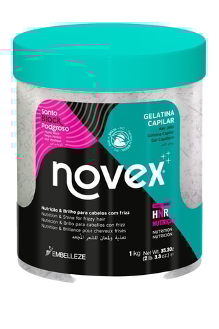 Gel capillaire Santo Black Poderoso - 1 kg