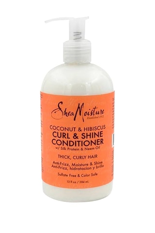 Après-shampoing pour boucles et brillance à la noix de coco et à l'hibiscus - Cheveux épais - 384 ml