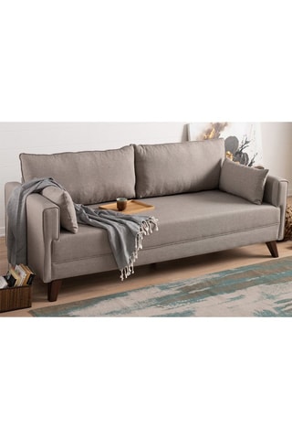 Canapé convertible Bella - Crème - 3 places