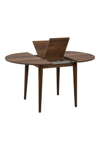 Table à manger extensible Vina 139 - Pieds en bois - Longueur 100 à 131 cm