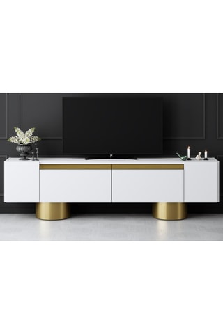 Meuble TV Bohem 2 abattants -180 x 30 x 50 cm