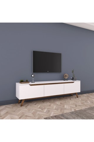 Meuble TV 3 abattants - 48,6 x 180 x 35 cm