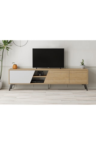 Meuble TV 3 portes Fiona - 180 x 48 x 35,6 cm