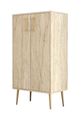 Meubles à chaussures 2 portes Prag - 60 x 111 x 35 cm