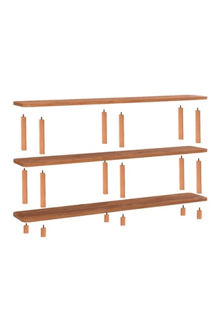 Bibliothèque  - Structure en bois de charme - 180 x 75 x 35 cm