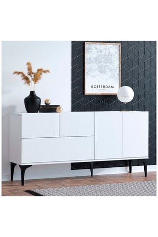 Console 4 portes Glise  - 150 x 75 x 35 cm