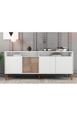 Bahut 4 portes  - 180 x 78,6 x 35 cm