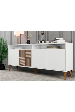 Bahut 4 portes  - 180 x 78,6 x 35 cm