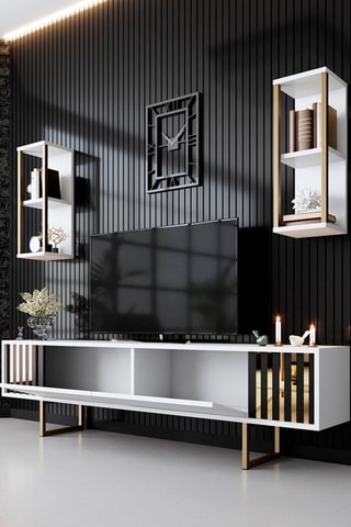 Composition murale Gold  - 3 pièces