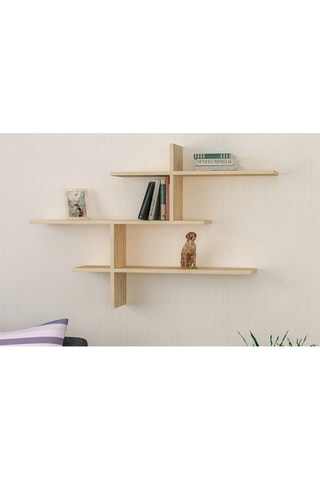 Etagère murale 3 niveaux Leo  - 123 x 80,5 x 22 cm