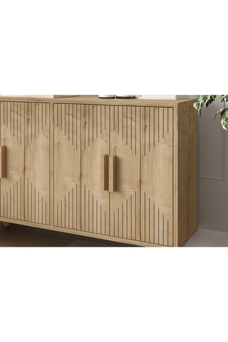 Buffet 2 abattants Roger - 120 x 73,6 x 29,6 cm