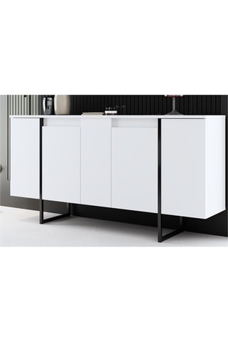 Buffet 4 portes - 160 x 35 x 80 cm