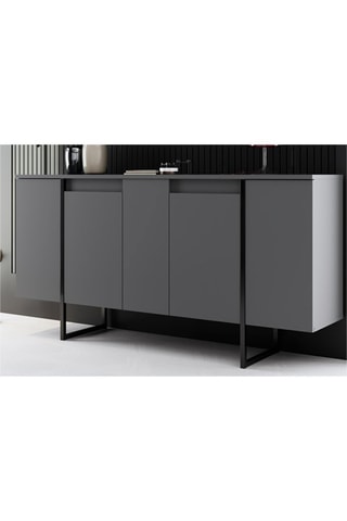 Buffet 4 portes - 160 x 35 x 80 cm 