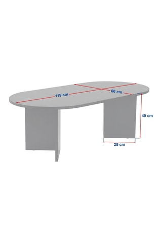 Table basse Sable - 119 x 40 x 60 cm