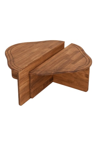 Table basse  - Structure en bois - 90 x 32 x 45 cm