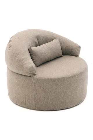 Fauteuil - Marron - Revêtement en polyester