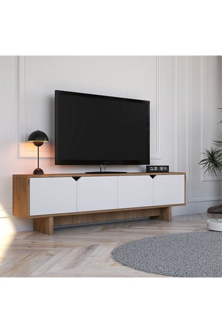 Meuble TV 4 portes - 180 x 50 x 30 cm