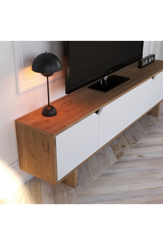 Meuble TV 4 portes - 180 x 50 x 30 cm