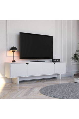 Meuble TV 4 portes - 180 x 50 x 30 cm