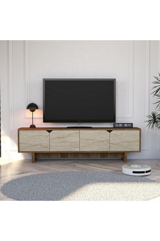 Meuble TV 4 portes - 180 x 50 x 30 cm