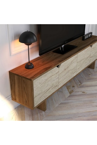 Meuble TV 4 portes - 180 x 50 x 30 cm