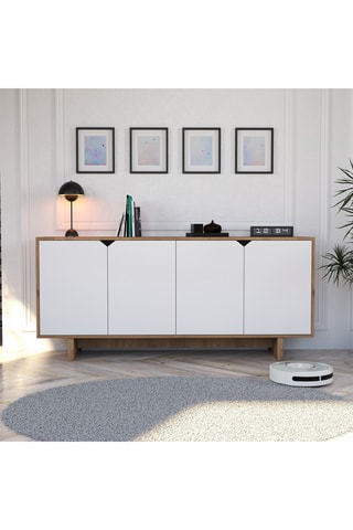 Console 4 portes - 180 x 40 x 80,6 cm