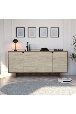 Console 4 portes - 180 x 40 x 80,6 cm