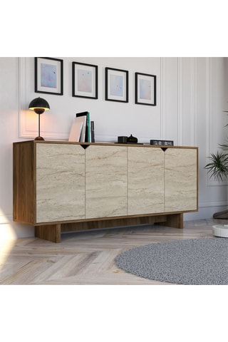 Console 4 portes - 180 x 40 x 80,6 cm