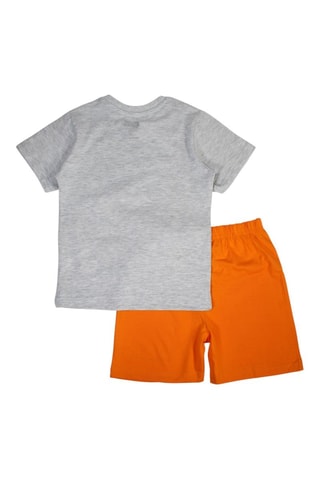 T-shirt e shorts Naruto Uzumaki  - Giallo, marrone, arancione e grigio