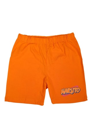T-shirt e shorts Naruto Uzumaki  - Giallo, marrone, arancione e grigio