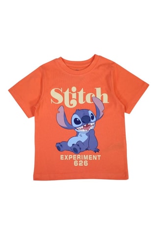 T-shirt Stitch Lilo & Stitch Disney  - Arancione